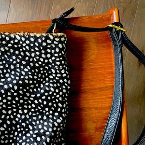 Anthropologie hide backpack/purse